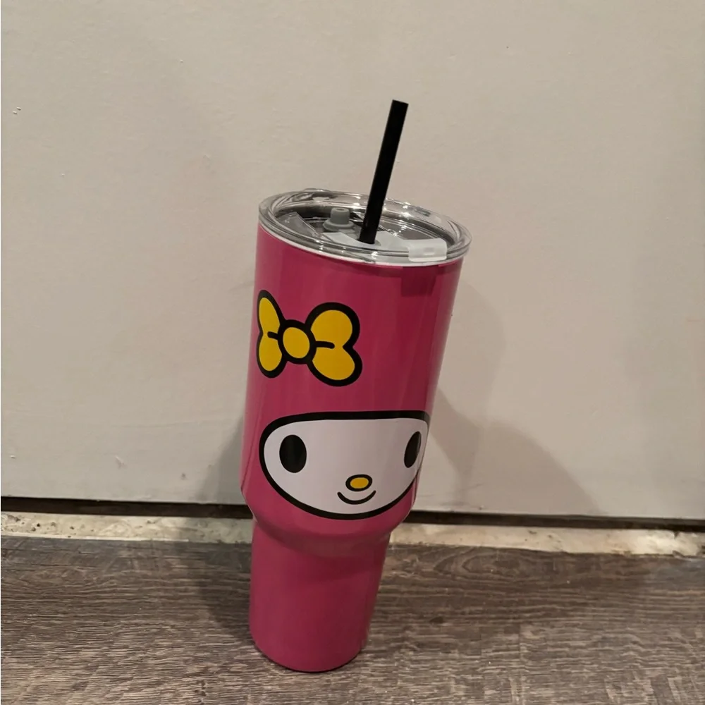 Sanrio My Melody 40oz Stainless Steel Tumbler –‎ Pink – NEW